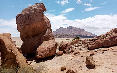 Spitskoppe tour through granite peaks of Namibia